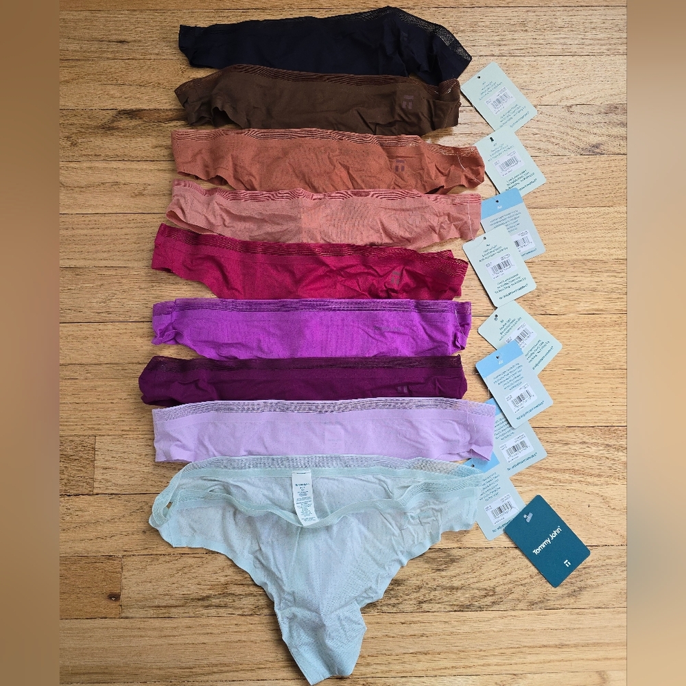 Tommy John Air Mesh Thongs, bundle of 9